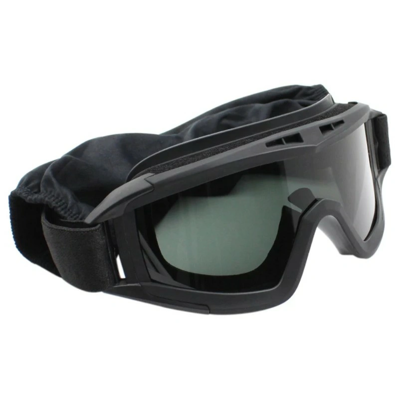 Military Ballistic Goggles (3 Lenses) – 2 Color Frames ..